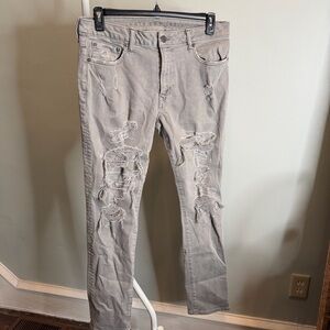 American Eagle Outfitters Gray Slim Men Jeans